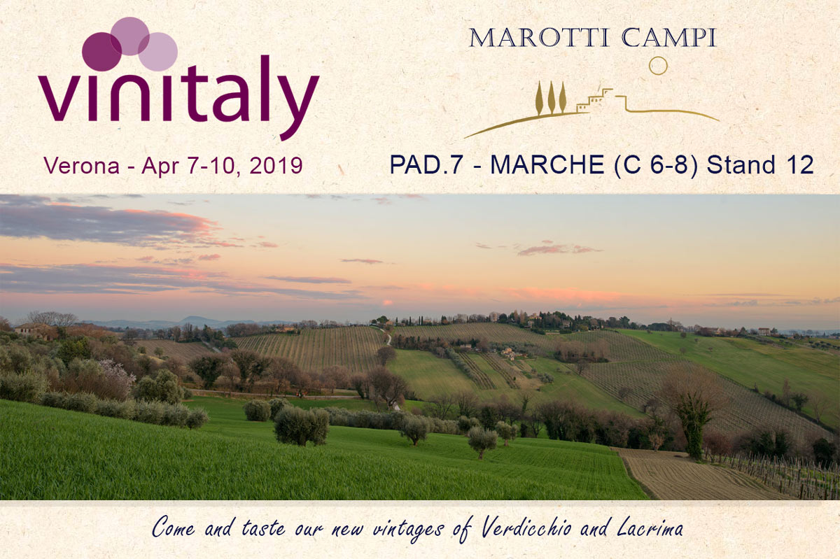 Vinitaly 2019 Verona April 7-19 Marotti Campi
