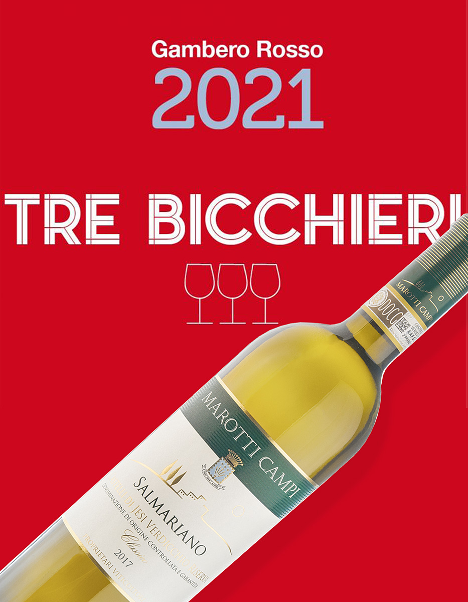 Tre Bicchieri Gambero Rosso 2021 - Salmariano 2017 Castelli di Jesi Verdicchio Riserva DOCG