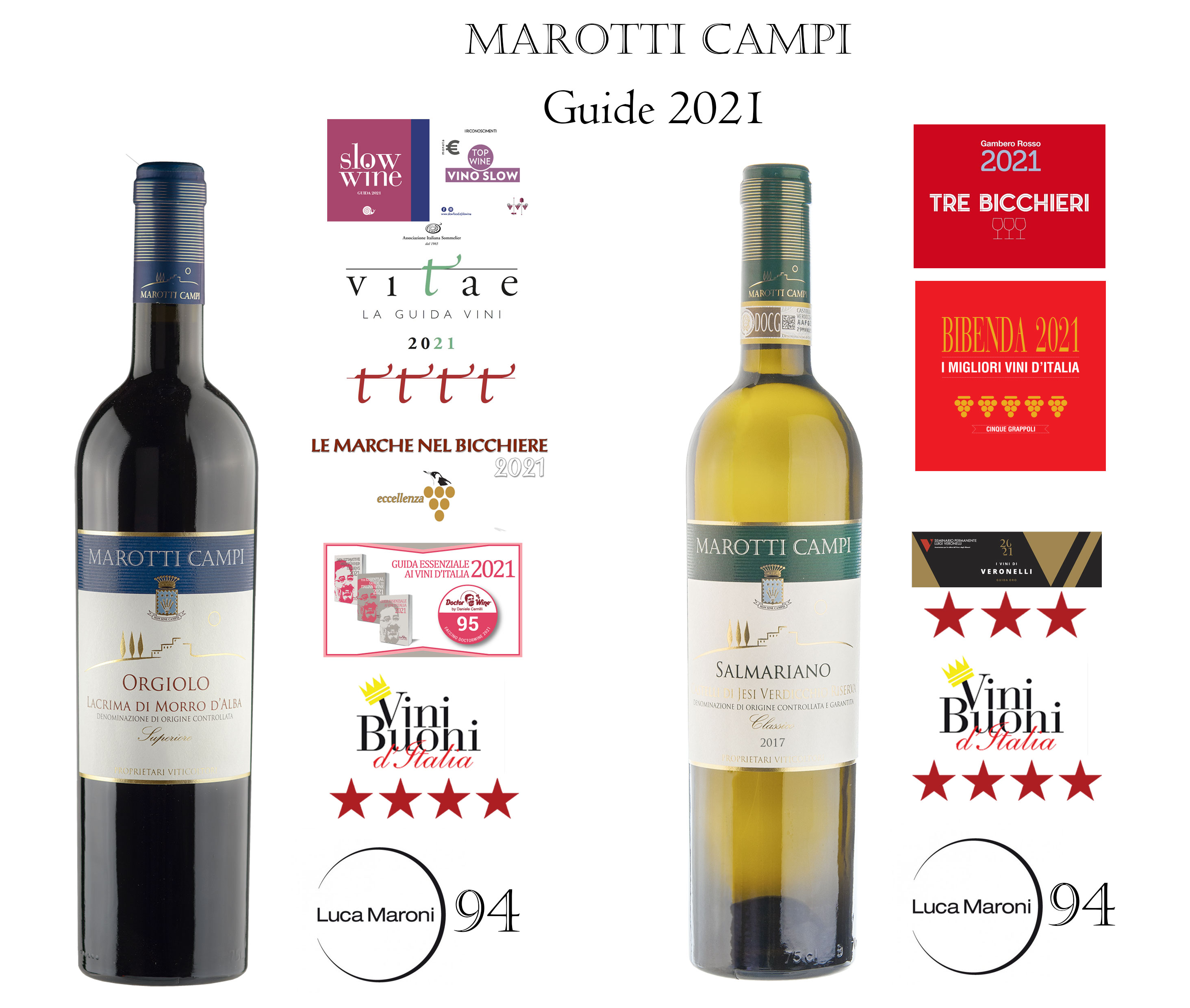 top awards 2021 Marotti Campi wine